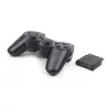 GEMBIRD JPD-WDV-01 Gamepad sem fios para PS2/PS3/PC - 12 botões - 2,4 GHz - Preto