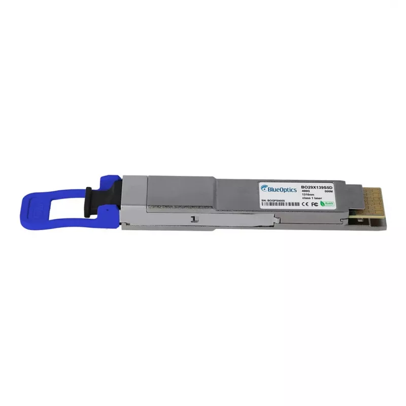 BlueOptics Transceptor QSFP-DD 400G 400GBASE-DR4 1310nm 500m MPO-12 SMF Compatível com NVIDIA MMS1V00-WM