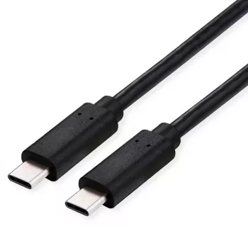ROLINE Cabo USB4 Gen2x2 USB-C para USB-C ST/ST 20Gbit/s 240W Preto 2m (11.02.9105)