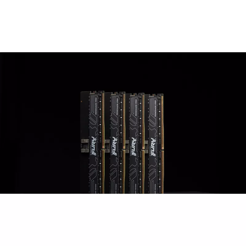 Kingston FURY Renegade Pro 256 GB (8x 32 GB) DDR5-5600 MHz CL28 RDIMM ECC Registered Kit de memória Preto