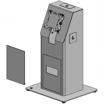 Ergonomic Solutions Mini Kiosk com placa de base para montagem em mesa - Preto