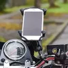 RAM Mounts X-Grip Suporte de telemóvel grande com base U-Bolt para guiador