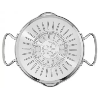 Tefal Duetto+ G719S674 Conjunto de 6 peças de louça de cozinha em aço inoxidável