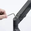 HAGOR HA Gasliftarm Medium Suporte de monitor único Cinzento-escuro