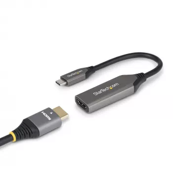 StarTech.com Cabo adaptador USB-C para HDMI - ficha USB-C de 24 pinos para ficha HDMI - 2 m (6,5 ft) - 4K 60Hz - Preto