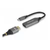 StarTech.com 112B-USBC-HDMI21 adaptador de USB-C para HDMI 2.1, 8K 60Hz / 4K 120Hz, HDR10+, compatível com Thunderbolt / USB4, cabo de 20 cm
