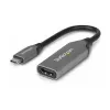 StarTech.com 112B-USBC-HDMI21 adaptador de USB-C para HDMI 2.1, 8K 60Hz / 4K 120Hz, HDR10+, compatível com Thunderbolt / USB4, cabo de 20 cm