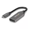 StarTech.com 112B-USBC-HDMI21 adaptador de USB-C para HDMI 2.1, 8K 60Hz / 4K 120Hz, HDR10+, compatível com Thunderbolt / USB4, cabo de 20 cm
