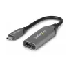 StarTech.com 112B-USBC-HDMI21 adaptador de USB-C para HDMI 2.1, 8K 60Hz / 4K 120Hz, HDR10+, compatível com Thunderbolt / USB4, cabo de 20 cm