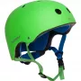 HUDORA Capacete de skater Verde 51-55 cm com luz LED