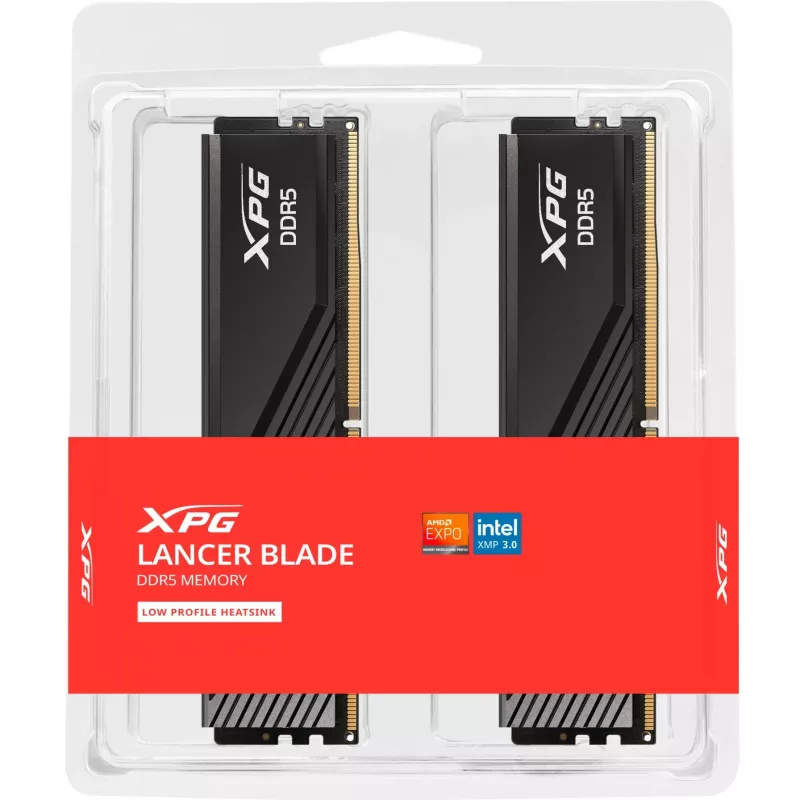 Kit de memória para desktop ADATA XPG Lancer Blade 32 GB (2x 16 GB) DDR5-6000 CL48 branco AX5U6000C4816G-DTLABWH