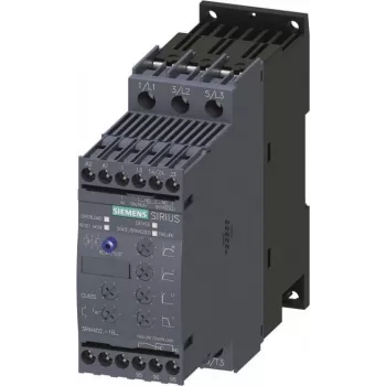 Arrancador suave Siemens SIRIUS 3RW4028-1BB14, 38A, 230V AC/DC, 18,5kW, 3 fases