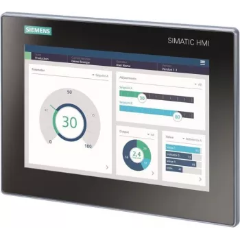 Siemens SIMATIC HMI MTP1000 Unified Basic Panel ecrã tátil de 10,1 polegadas, PROFINET, 24V DC