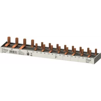Barra de barramento de pinos SIEMENS 5ST3783-0 10 mm², 12 TE, 1 fase, 63 A, SENTRON