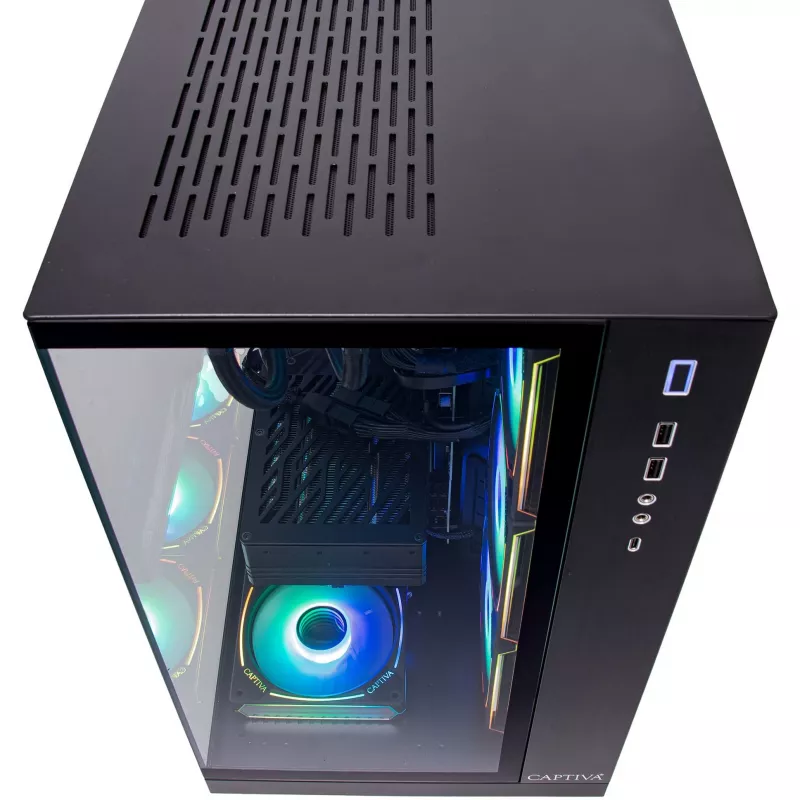 PC desktop CAPTIVA Highend Gaming I89-020 (Intel Core i9-14900KF, 64GB RAM DDR5, SSD NVMe 2TB, NVIDIA GeForce RTX 5080 16GB GDDR7, Windows 11 Home)