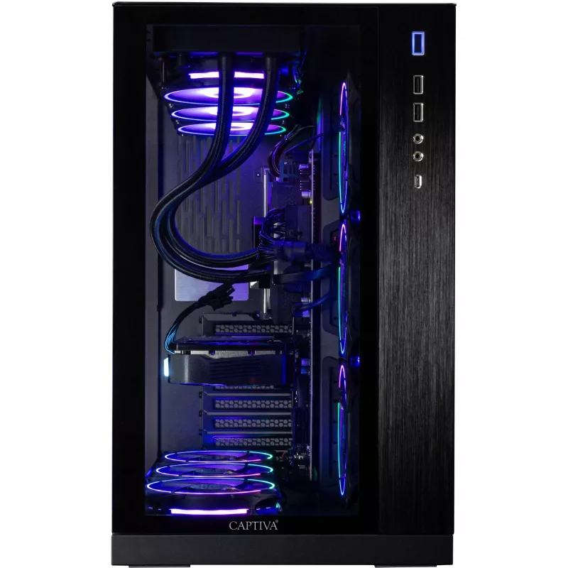 PC desktop CAPTIVA Highend Gaming I89-020 (Intel Core i9-14900KF, 64GB RAM DDR5, SSD NVMe 2TB, NVIDIA GeForce RTX 5080 16GB GDDR7, Windows 11 Home)