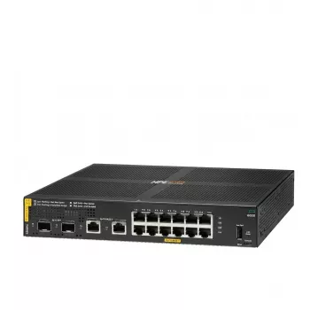 HPE Aruba Networking CX 6000 12p 10M/100M/1G Class4 PoE 2p SFP 1G 139W switch gerido