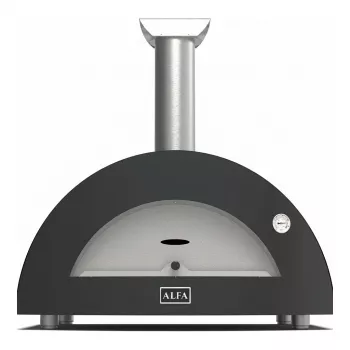 Forno de pizza Alfa Forni Moderno 3 Pizze Wood Slate Grey