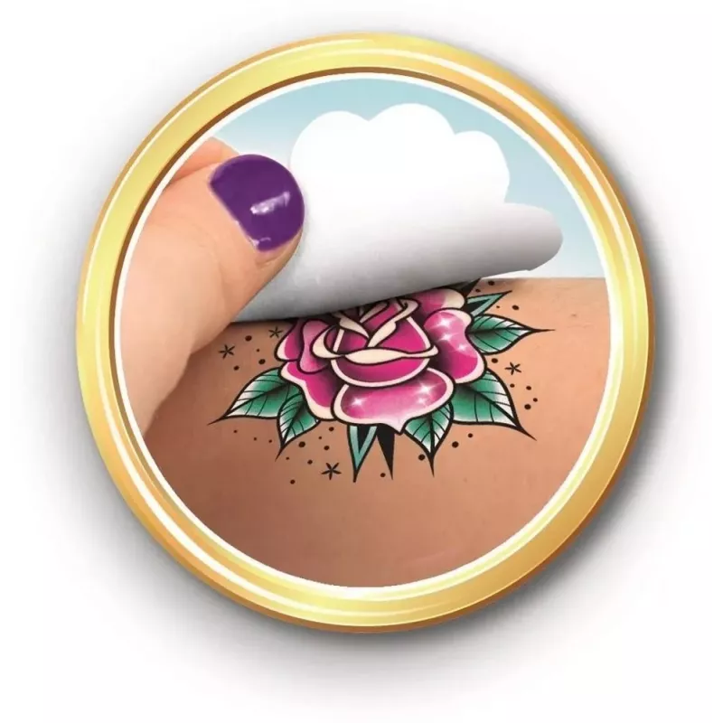 Conjunto de jogo criativo Clementoni Crazy Chic Tattoo Studio