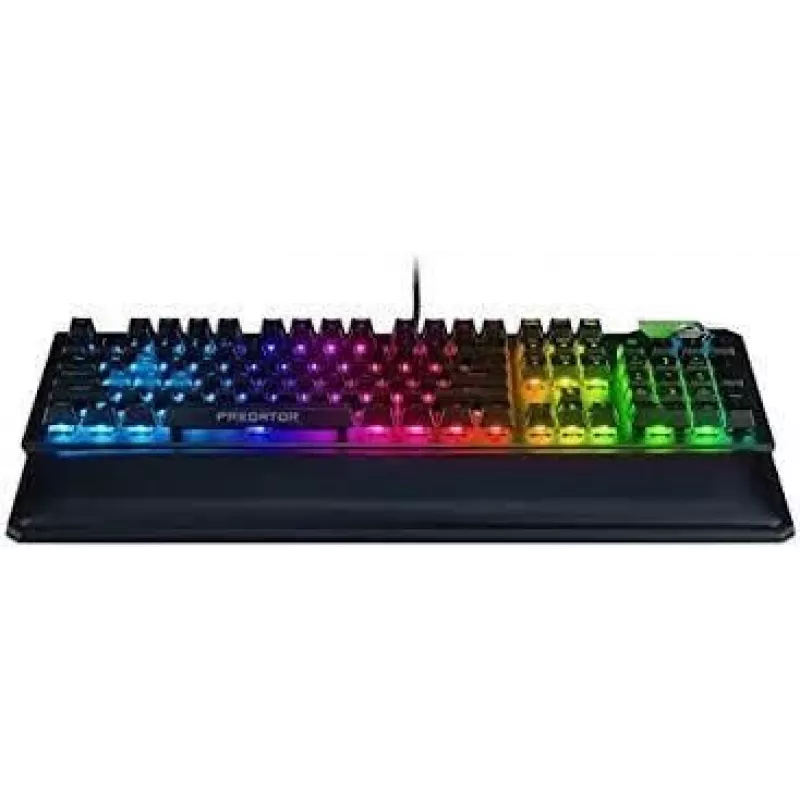 Teclado gaming mecânico Acer Predator Aethon 700 RGB, com fio, layout US, preto