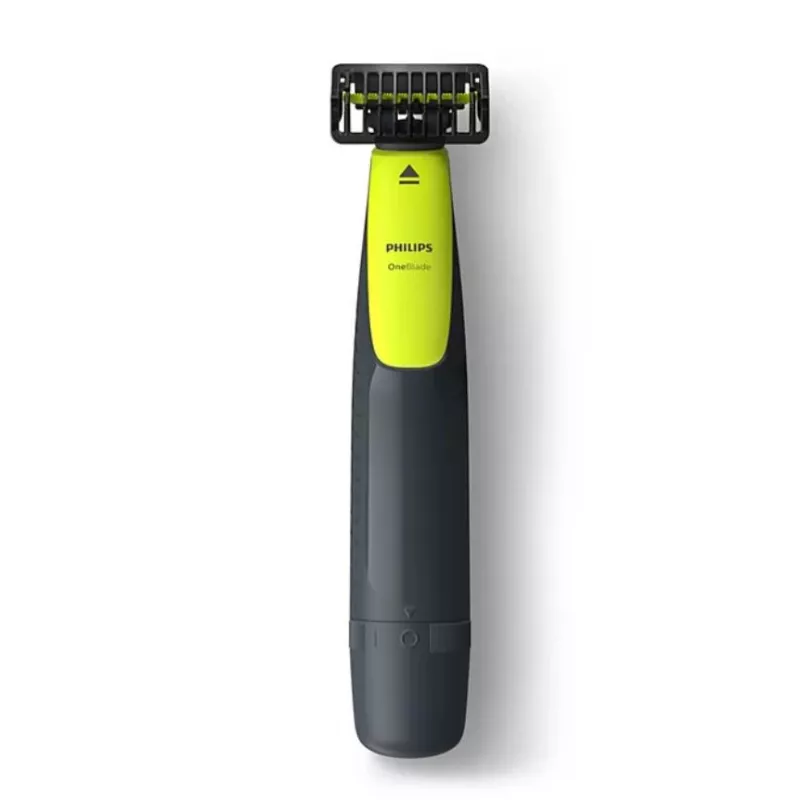 Máquina de barbear e aparar Philips OneBlade QP2510/15 - preto/lima, a pilhas, 30 minutos de autonomia
