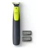 Máquina de barbear e aparar Philips OneBlade QP2510/15 - preto/lima, a pilhas, 30 minutos de autonomia