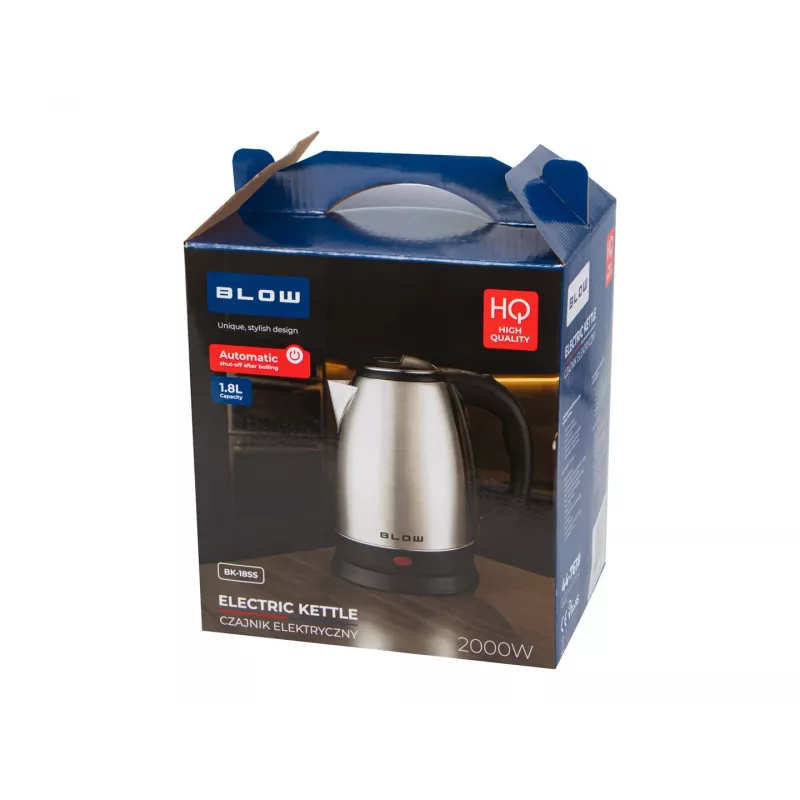 Chaleira BLOW Silver 2000W BK-18SS 1,8L aço inoxidável