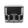 Fritadeira de ar quente BLOW 2500W 9L painel tátil digital ecrã LED preto