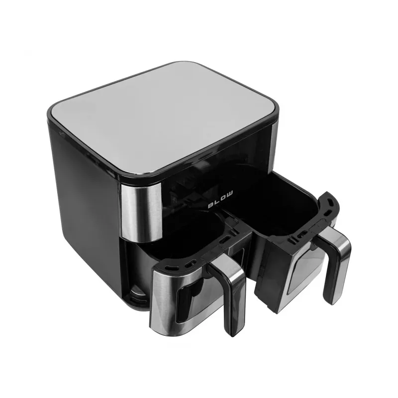 Fritadeira de ar quente BLOW 2500W 9L painel tátil digital ecrã LED preto