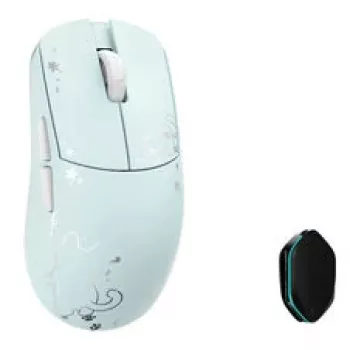 Rato gaming sem fios WL MOUSE WLMouse YING magnésio, PAW3950HS, polling 8K, interruptores óticos OMRON - azul