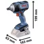 Bosch Professional GDS 18V-300 aparafusadora de impacto a bateria 18 V, 300 Nm, encaixe quadrado de 1/2