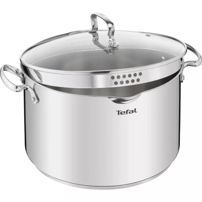 Tefal Duetto+ G7196456 tampa de vidro 28 cm para panela de aço inoxidável