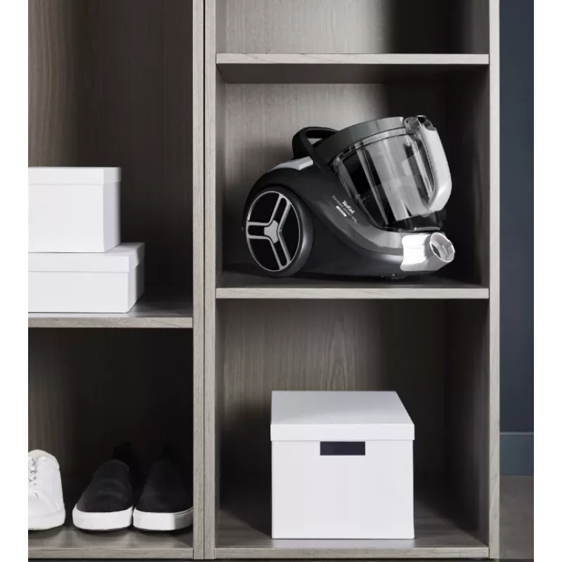Tefal Compact Power XXL TW4B36 aspirador sem saco com depósito 900 W 2,5 L 75 dB preto/azul