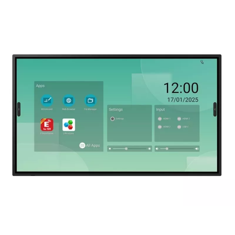 Sharp NEC LM431 43 inch ecrã plano interativo 4K UHD com Android, 500 cd/m², slot OPS