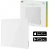 Hombli painel de aquecimento inteligente de vidro infravermelho 400W branco