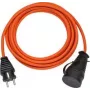 Brennenstuhl 1169960 cabo de extensão laranja, preto 40 m resistente ao óleo, resistente aos UV