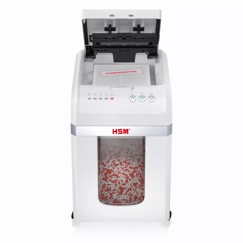HSM Autofeed X200 destruidora de papel com alimentação automática, 30 L, P-4, 4 x 12 mm