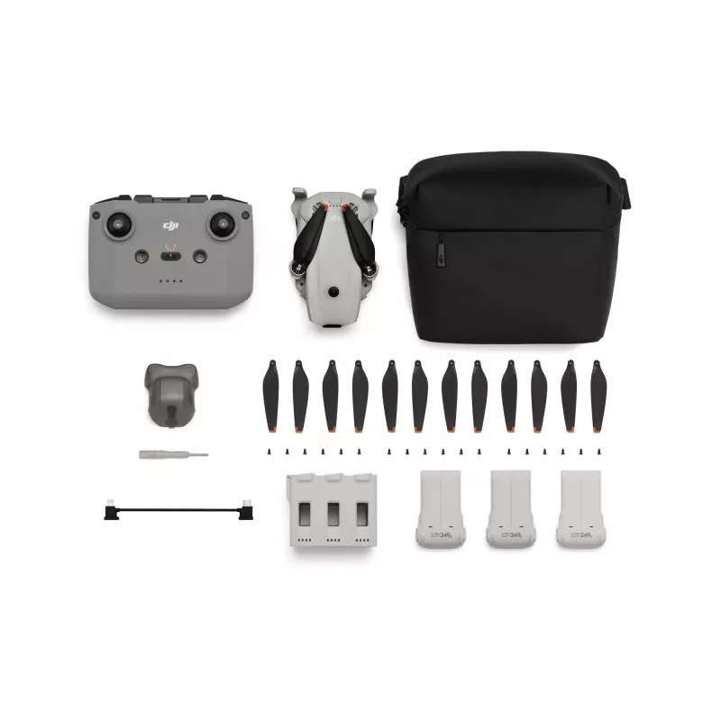 DJI Lito 1 Fly More Combo (DJI RC-N3) drone com câmara 4K, cinzento