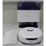 ECOVACS DEEBOT mini BLUESO robô aspirador com estação de esvaziamento, 8000 Pa de potência de aspiração, limpeza a húmido e a seco, tecnologia ZeroTangle, Agile Navigation, branco/azul