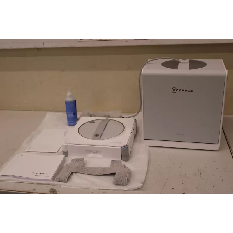 ECOVACS WINBOT W2S OMNI robô de limpeza de janelas com cabo, 8000 Pa, branco
