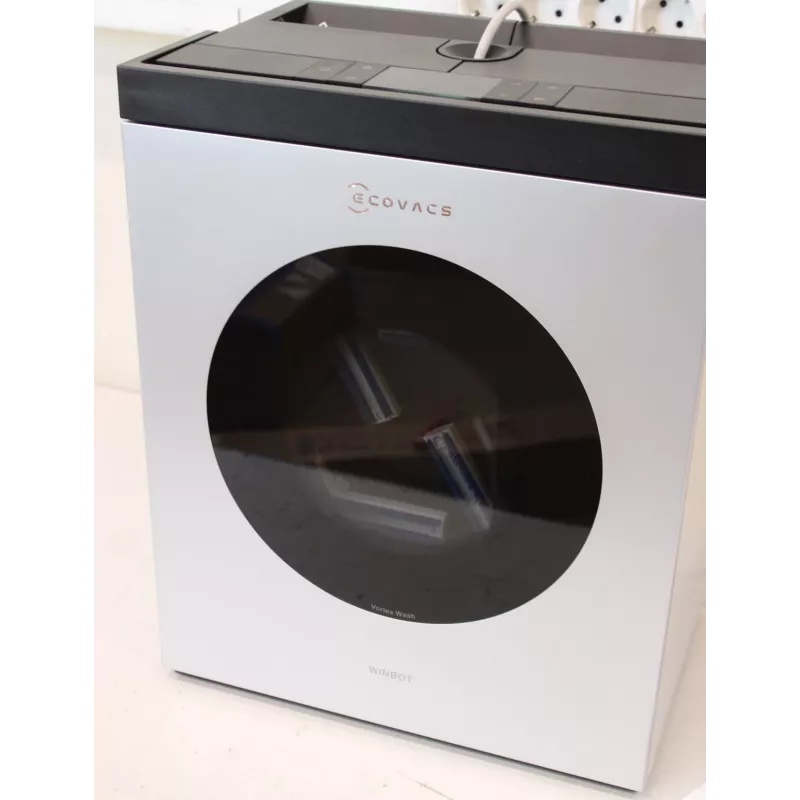 Ecovacs WINBOT W3 OMNI robô de limpeza de janelas - com cabo/a bateria - 8000 Pa - branco/prateado