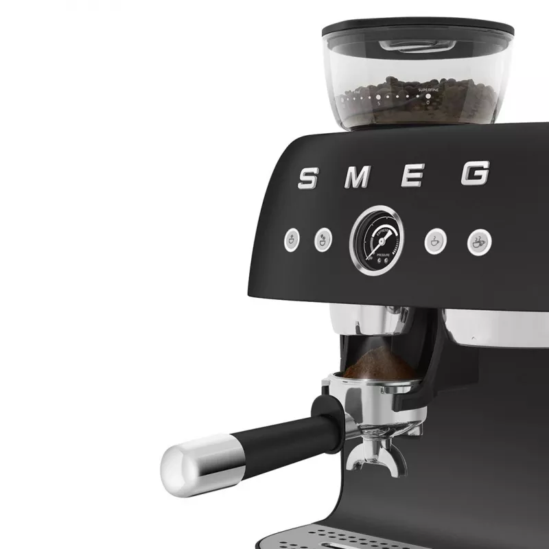 Smeg EGF03BLMEU máquina de café expresso com moinho, 1650 W, preto