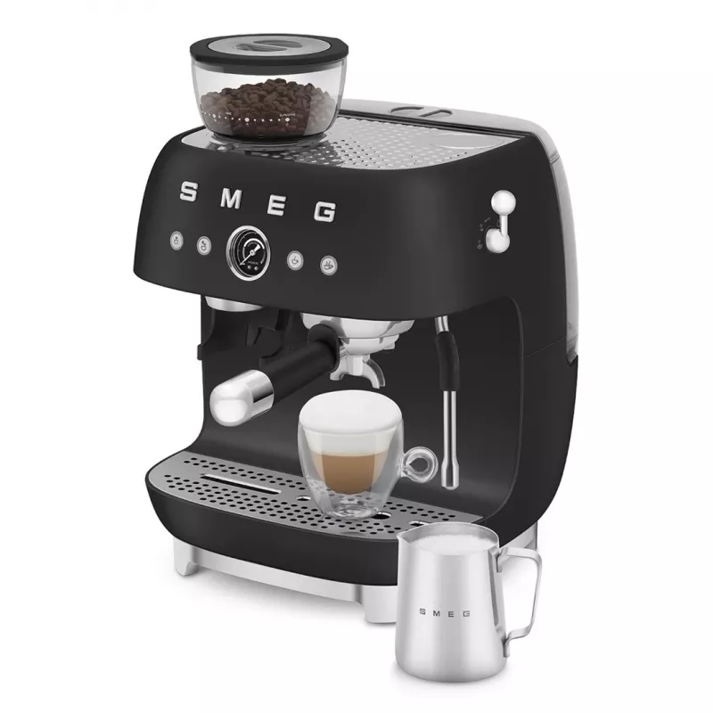 Smeg EGF03BLMEU máquina de café expresso com moinho, 1650 W, preto
