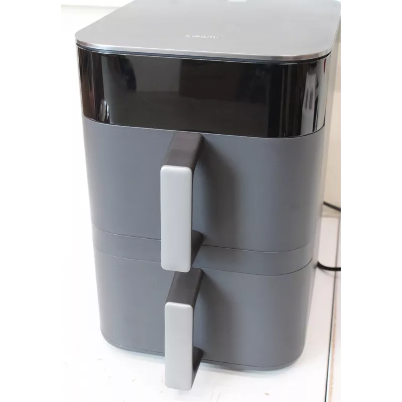 Xiaomi Dual Zone Air Fryer 12L EU - Smart Double Stack Air Fryer 12L, 2800 W, Preto (Desembalado, com riscos)