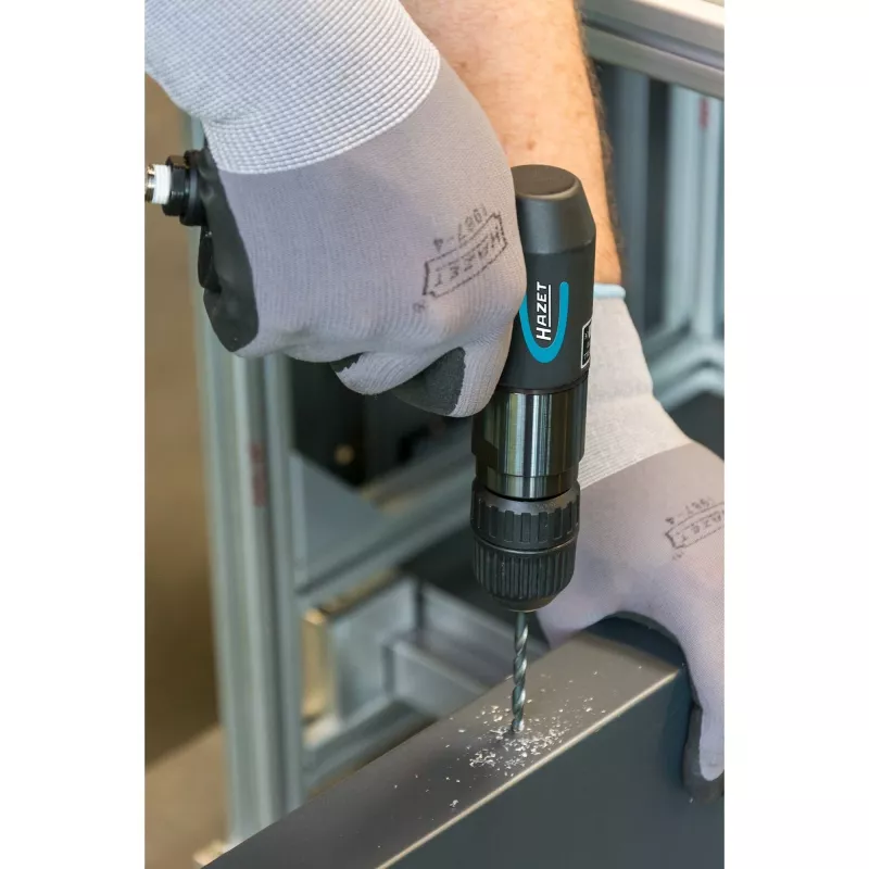HAZET 9030N-1 Berbequim Pneumático (Preto, Bucha de Aperto Rápido 1-10 mm)