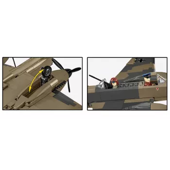 COBI KLOCKI Blocos Messerschmitt BF 110C 578 Peças
