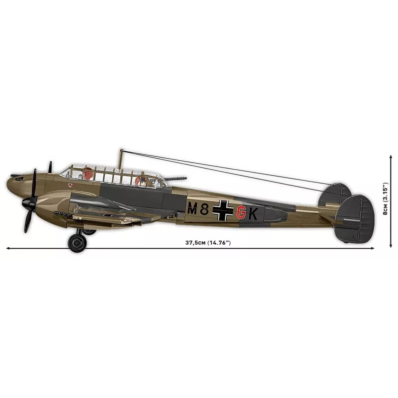 COBI KLOCKI Blocos Messerschmitt BF 110C 578 Peças