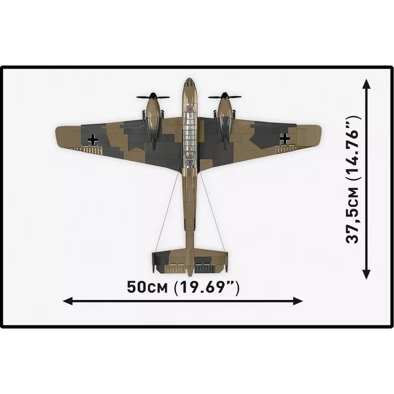 COBI KLOCKI Blocos Messerschmitt BF 110C 578 Peças