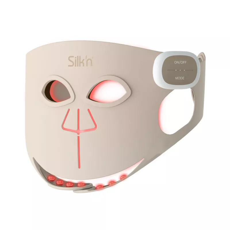 Silk'n LED Face Mask Pro FLMP1PE1001 - Máscara de Fototerapia LED Anti-Idade e Acne