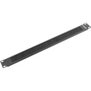 Painel de escovas Lanberg 19 polegadas 1U preto AK-1101-B